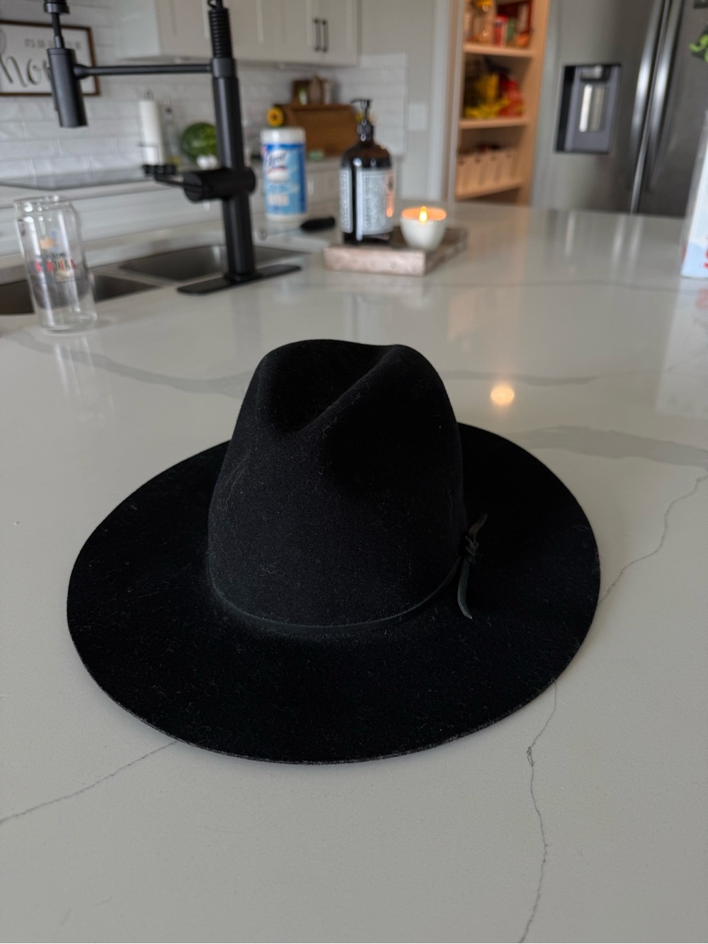 Aritzia 100% Wool Fedora Hat
